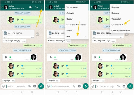 Cómo puedo imprimir conversaciones de WhatsApp en mi dispositivo