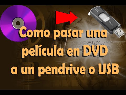Cómo puedo transferir un DVD a un USB de forma sencilla